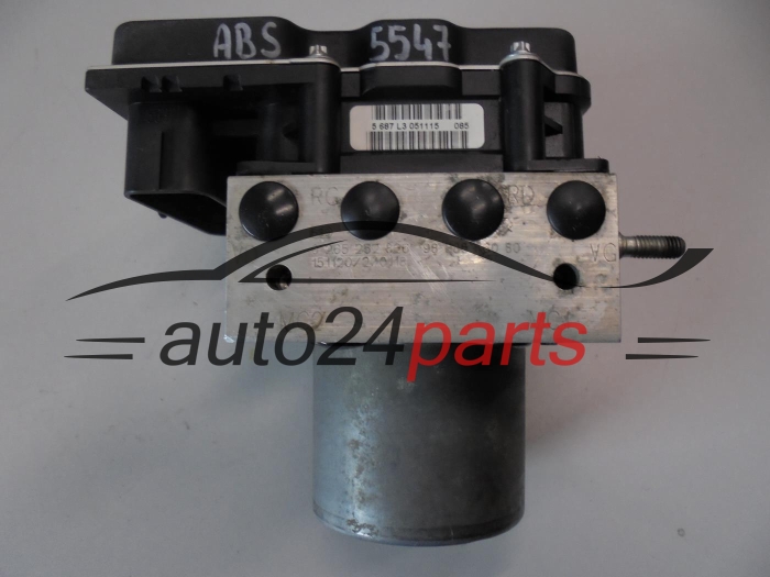 ABS POMPA I STEROWNIK CITROEN PEUGEOT 0265252826, 9808066080, 0265952303