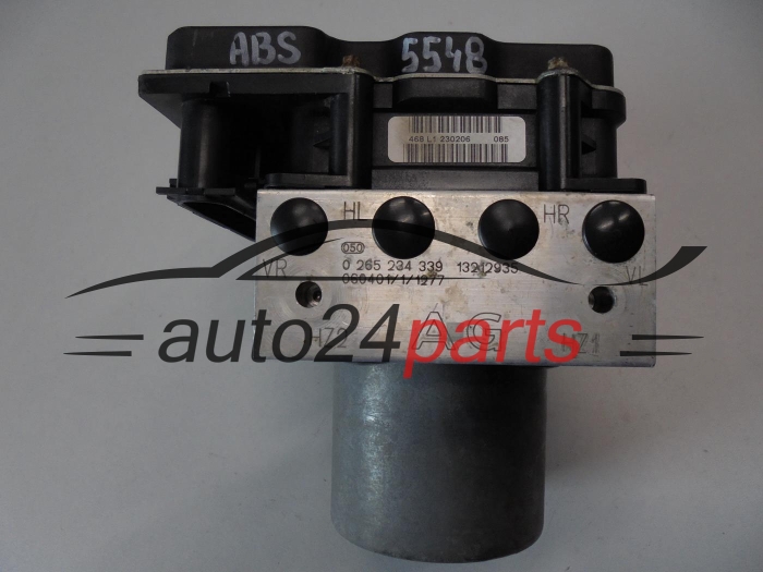 ABS POMPA I STEROWNIK OPEL MERIVA BOSCH 0 265 234 339, 0265234339, 13212935, 0 265 950 475, 0265950475