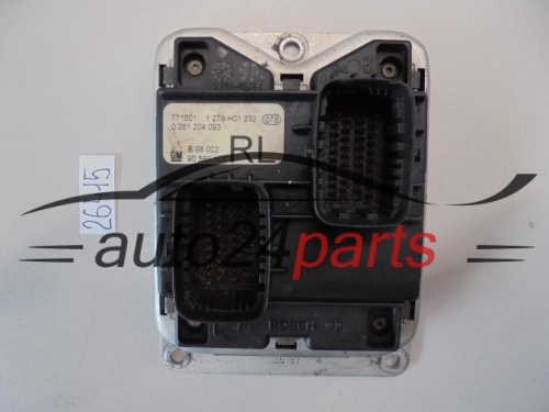 KOMPUTER STEROWNIK SILNIKA OPEL ASTRA G 1.2 X12XE BOSCH 0261204093 , 0 261 204 093, RL 90560103 9131795 6237765, 62 37 765