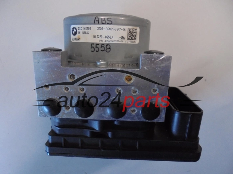 Pompe ABS et calculateur BMW 3451-8089697-01, 3451808969701, 34518089697-01, 7851298, 10.0917-6555.3, 10091765553