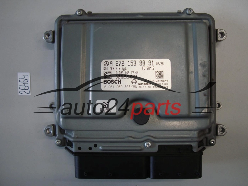 KOMPUTER STEROWNIK SILNIKA MERCEDES W204 C300 3.0 CDI BOSCH 0261209398, 0 261 209 398 A2721539891, 2721539891, A 272 153 98 91