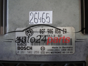 KOMPUTER STEROWNIK SILNIKA SKODA 0261S02259 06F906056EQ MED9.510