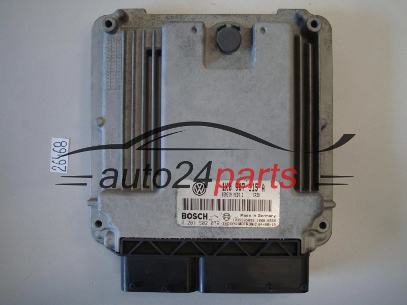 KOMPUTER STEROWNIK SILNIKA VW VOLKSWAGEN GOLF 2.0 TURBO, 0 261 S02 079, 0261S02079, 1K0 907 115 A, 1K0907115A
