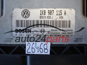 KOMPUTER STEROWNIK SILNIKA VW VOLKSWAGEN GOLF 2.0 TURBO, 0 261 S02 079, 0261S02079, 1K0 907 115 A, 1K0907115A