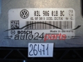KOMPUTER STEROWNIK SILNIKA VW VOLKSWAGEN GOLF VI 2.0 TDI, BOSCH 0 281 016 407, BOSCH 0281016407, 03L 906 018 BC, 03L906018BC