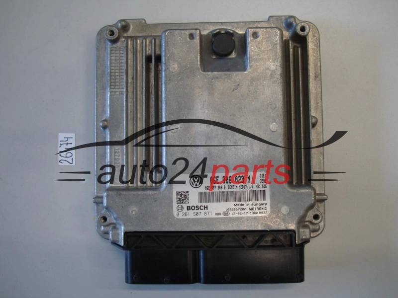 Μονάδα Ελέγχου Κινητήρα VOLKSWAGEN 0261S07871 06E906023N MED17.1.6