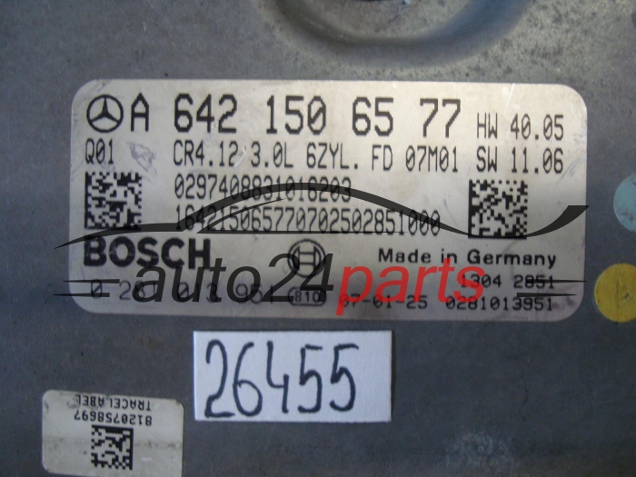 MERCEDES BENZ 0281013951 A6421506577 CR4.12