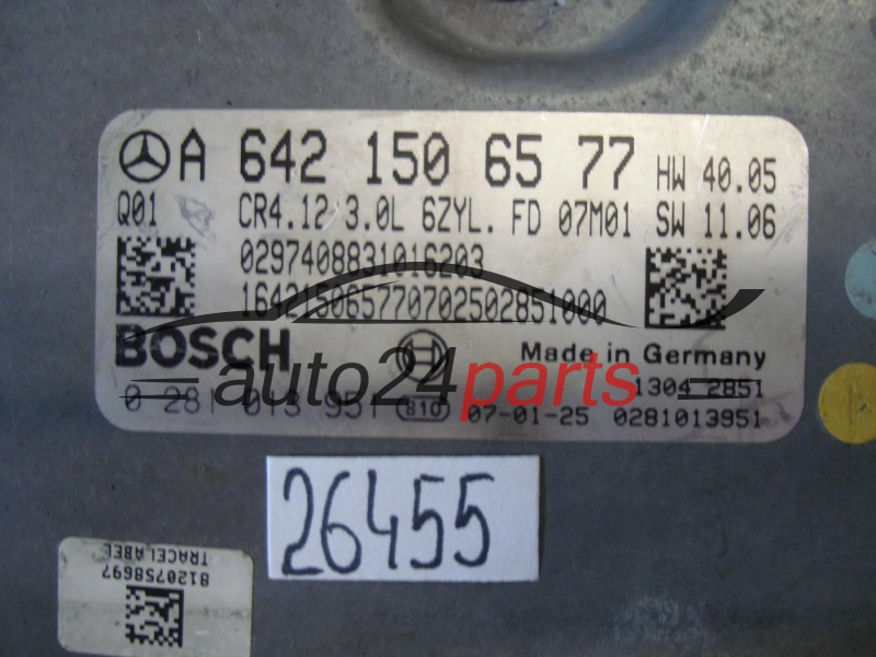 MERCEDES BENZ 0281013951 A6421506577 CR4.12