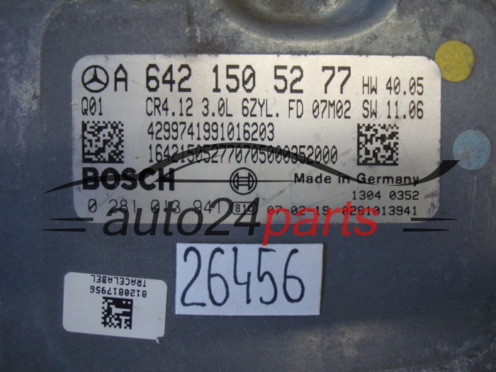 MERCEDES BENZ 0281013941 A6421505277 CR4.12
