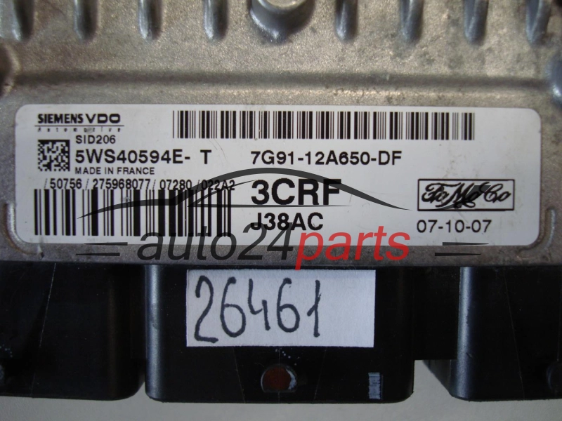 FORD 5WS40594E-T 5WS40594ET 7G91-12A650-DF 7G9112A650DF