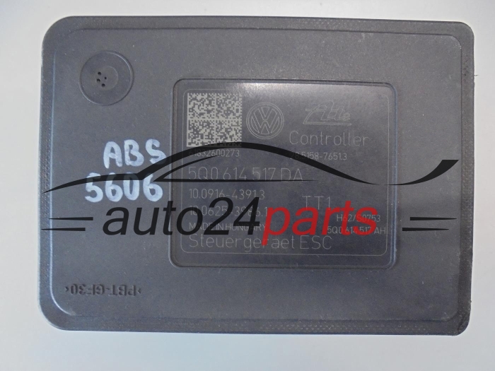 ABS POMPA I STEROWNIK VOLKSWAGEN SKODA 5Q0614517DA 10.0220-1243.4 10022012434 28.5158-7651.3 28515876513