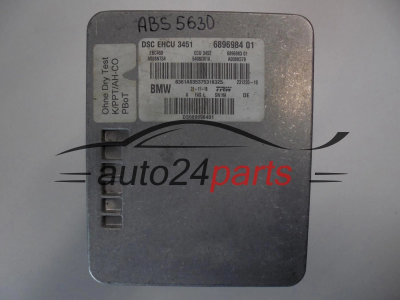 Pompe ABS et calculateur BMW 3451 6896984 01 3451689698401