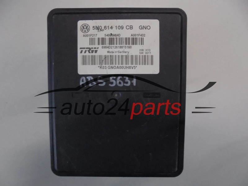 POMPA ABS I STEROWNIK VOLKSWAGEN 5N0614109CB