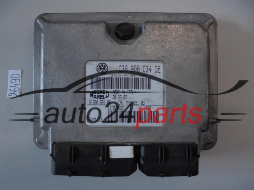 KOMPUTER STEROWNIK SILNIKA VW VOLKSWAGEN POLO 1.4 BBY 036906034DE, 036 906 034 DE, 6160068110, 61600.681.10, 61600.681.06,6160068106, MAGNETI MARELLI IAW4MV.DE, IAW4MVDE