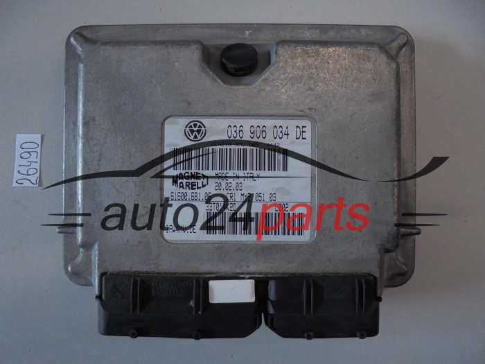 Sterownik silnika Volkswagen Polo 1.4 BBY 6160068106 036906034DE