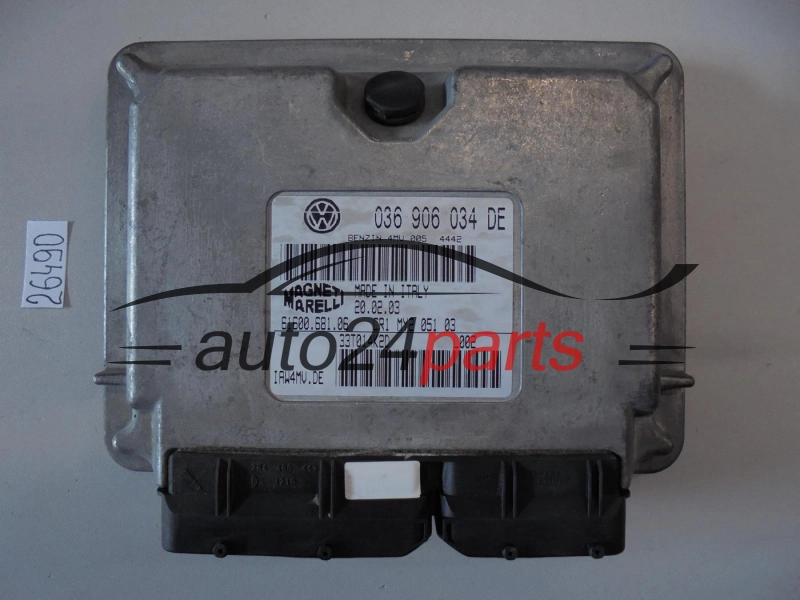 Sterownik silnika Volkswagen Polo 1.4 BBY 6160068106 036906034DE