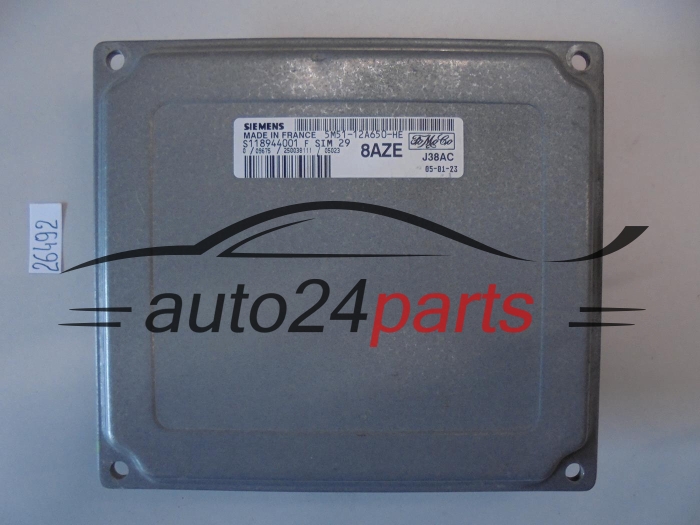 Sterownik silnika Ford Focus 1.6 16V S118944001F 5M5112A650HE