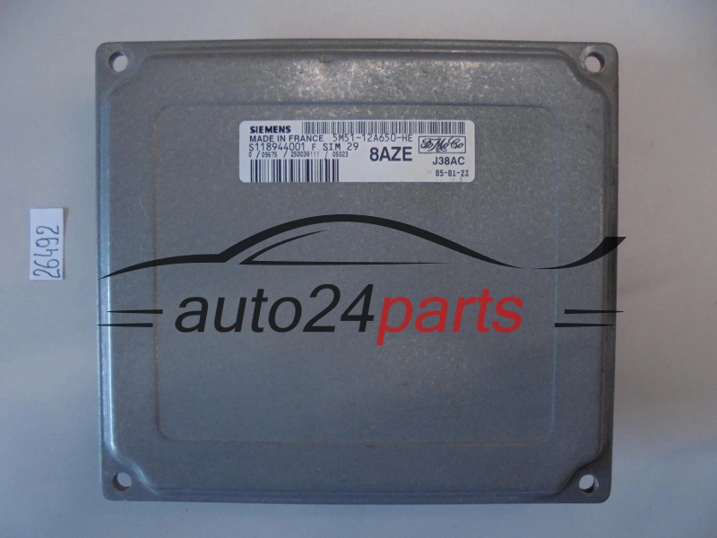 Sterownik silnika Ford Focus 1.6 16V S118944001F 5M5112A650HE