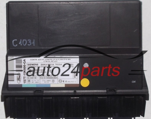 CENTRALITA DE CONFORT FORD MONDEO SIEMENS 5WK4 8731A, 5WK48731A, 1S7T-15K600-GA, 1S7T15K600GA 