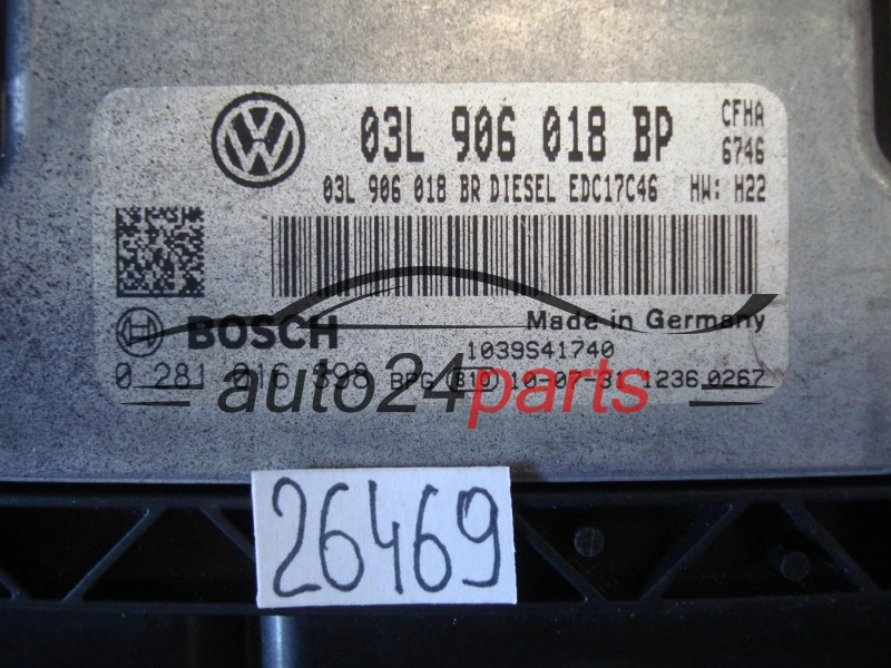 SKODA 0281016398 03L906018BP EDC17C46
