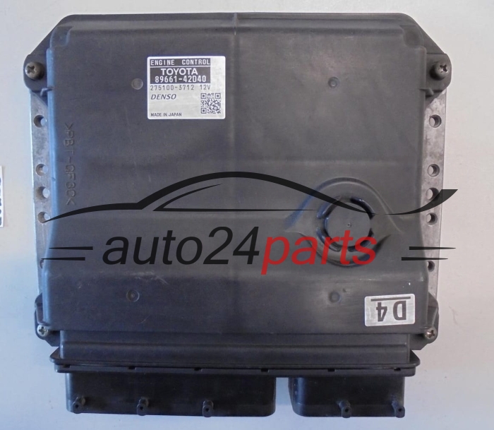 TOYOTA RAV4 2.0 D4 89661-42D40, 8966142D40, 275100-3712, 2751003712, 275100-3714, 2751003714
