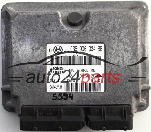 CENTRALINA DO MOTORE VW VOLKSWAGEN GOLF 1.6 16V AUS 036 906 034 BB