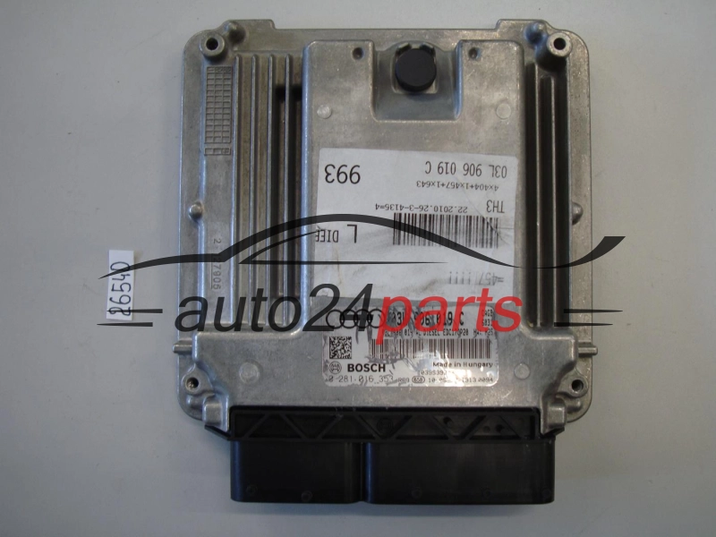 KOMPUTER STEROWNIK SILNIKA AUDI BOSCH 0281016353, 0 281 016 353, 03L906019C, EDC17CP20