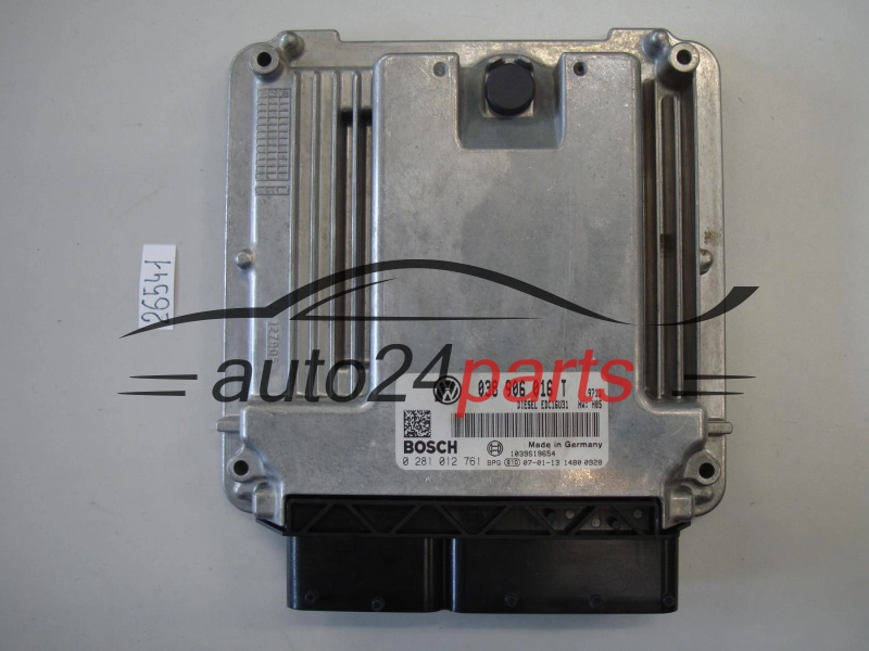 KOMPUTER STEROWNIK SILNIKA VW VOLKSWAGEN T5 1.9 TDI 038906016T, 038 906 016 T, BOSCH 0 281 012 761, 0281012761, DIESEL EDC16U31