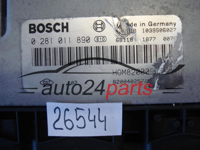 Calculateur Moteur RENAULT OPEL NISSAN 2.5 DCI BOSCH 0281011890 HOM8200091517
