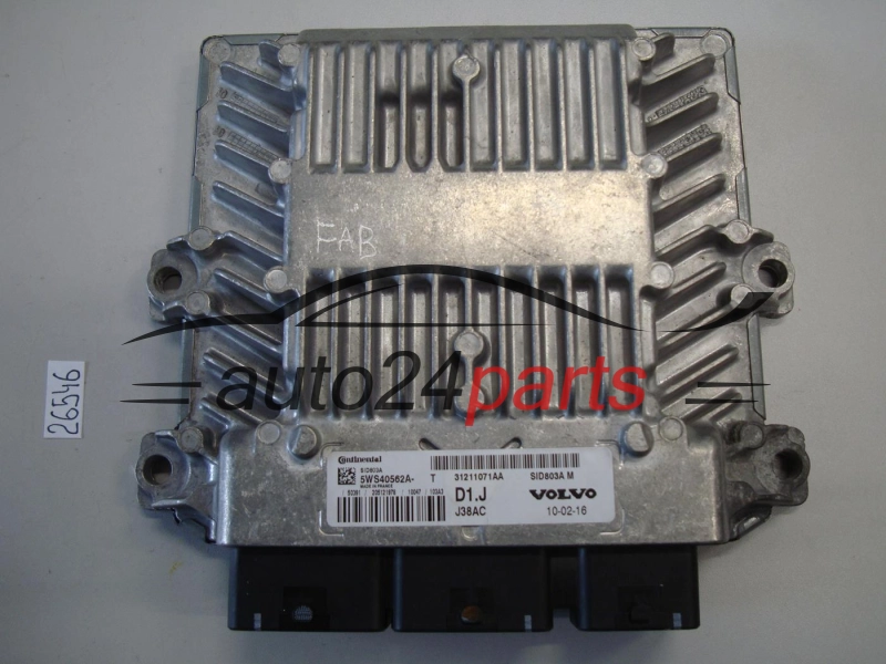 Sterownik silnika Volvo 5WS40562AT 31211071AA – zdjęcie 2
