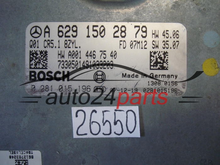 MERCEDES BENZ 0281015196 A6291502879 CR5.1