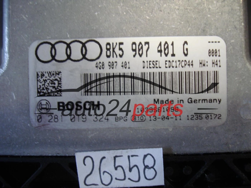 AUDI Q5 0281019324 8K5907401G EDC17CP44