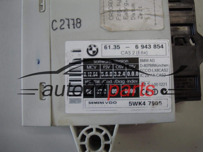 CAS BMW 61.356943854 61356943854 5WK47905