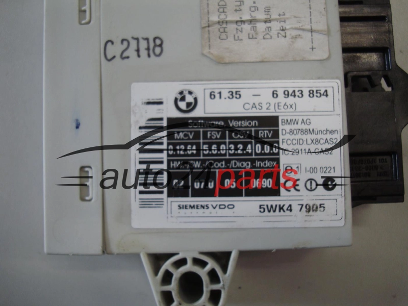 CAS BMW 61.356943854 61356943854 5WK47905