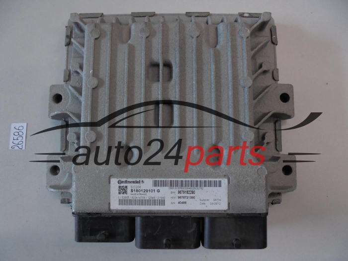Centralita de motor 2.2 HDI Continental S180129101G 9679182280 – Citroen Peugeot Fiat – Plug & Play