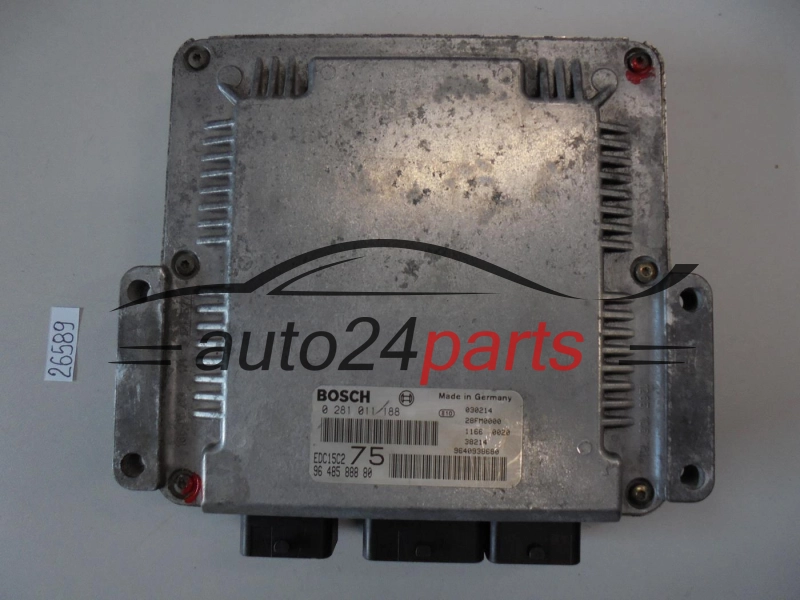 Sterownik silnika Peugeot 206 2.0 HDI 0281011188 9648588880