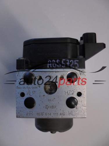 ABS POMPA I STEROWNIK AUDI 8E0 614 111 AS, 8E0614111AS, 0 265 202 401, 0265202401