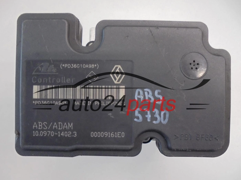 ABS POMPA I STEROWNIK RENAULT LAGUNA 8200 345 939, 8200345939, 10.0207-0093.4,10020700934, 10.0970-1402.3, 10097014023