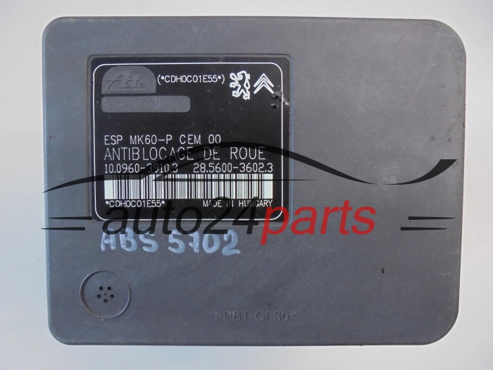 CITROEN 9666392480 10.0960-3910.3 10096039103