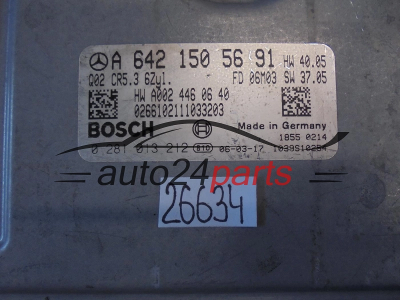 Sterownik silnika Mercedes 0281013212 A6421505691 – zdjęcie 2