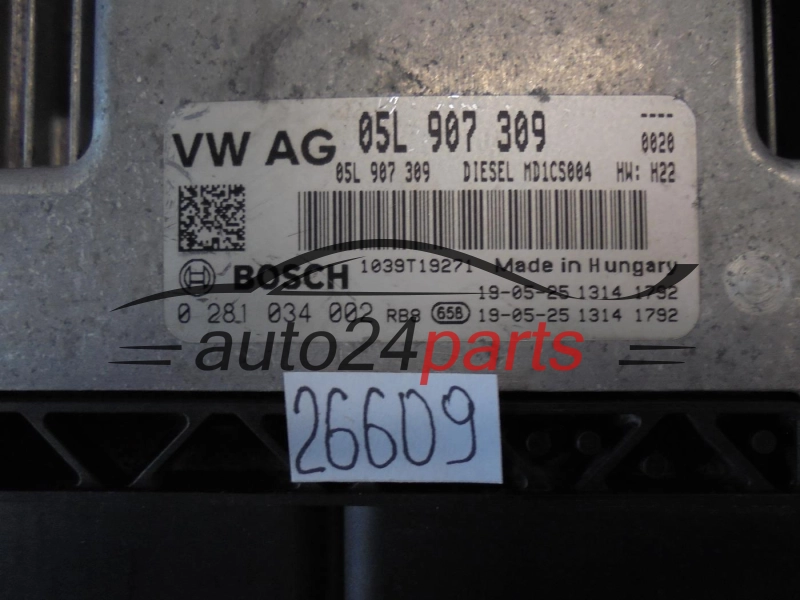 AUDI 0281034002 05L907309