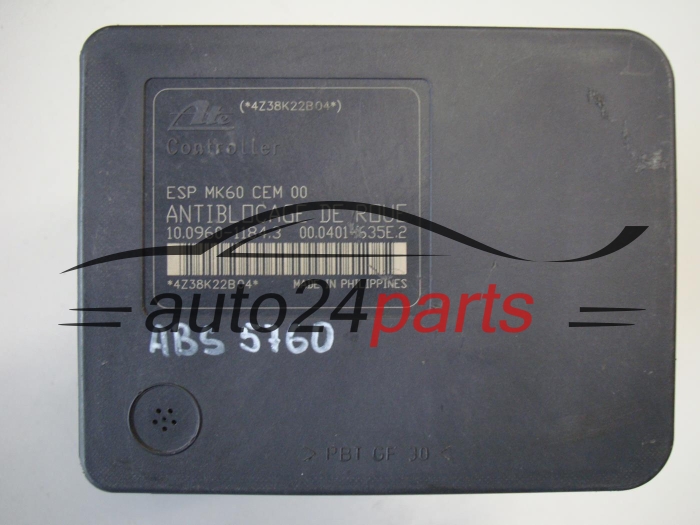 CITROEN PEUGEOT 9663703980, 10.0399-2974.4, 10039929744, 10.0960-1184.3, 10096011843