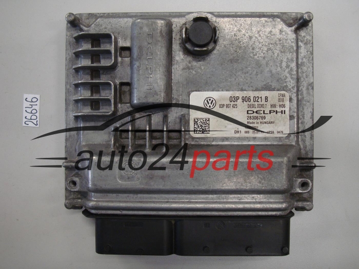 Calculateur Moteur VOLKSWAGEN 03P906021B 28306769 DCM3.7