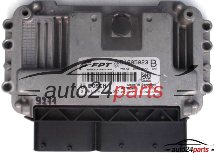 MOTORSTEUERGERÄT ECU STEUERGERAT FIAT PUNTO, BRAVO 1.4, BOSCH 0 261 201 687