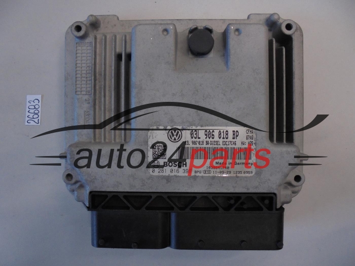 Centralina motore SKODA 0281016398 03L906018BP EDC17C46
