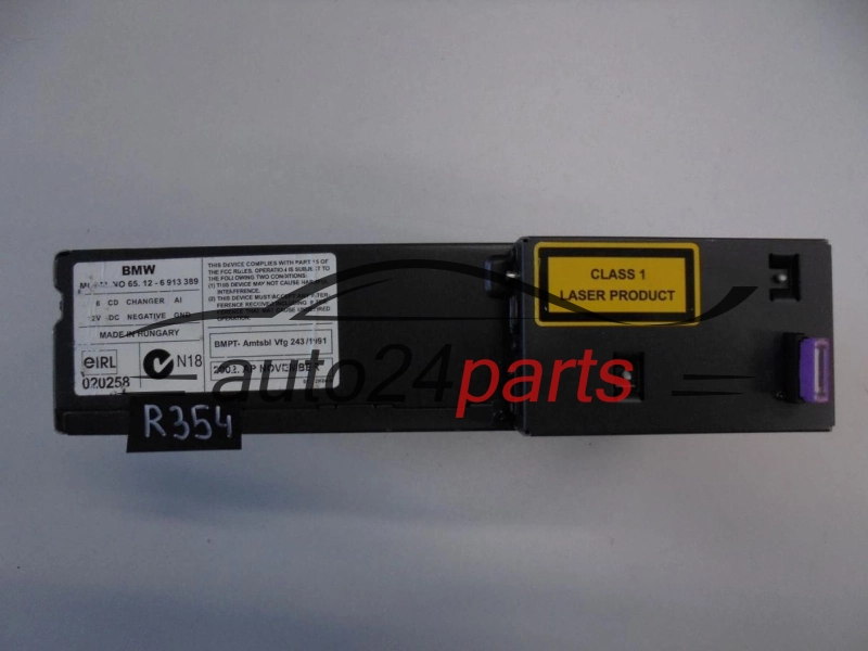 RADIO CD ZMIENIARKA BMW 8 364 931 / 8364931 / 65.12-6 913 388 / 65126913388