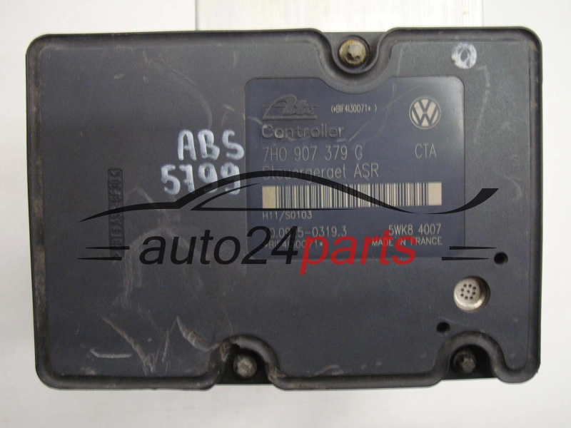 ABS POMPA I STEROWNIK VOLKSWAGEN TRANSPORTER 7H0614111G, 10.0204-0313.4, 10020403134, 7H0907379G, 5WK84007