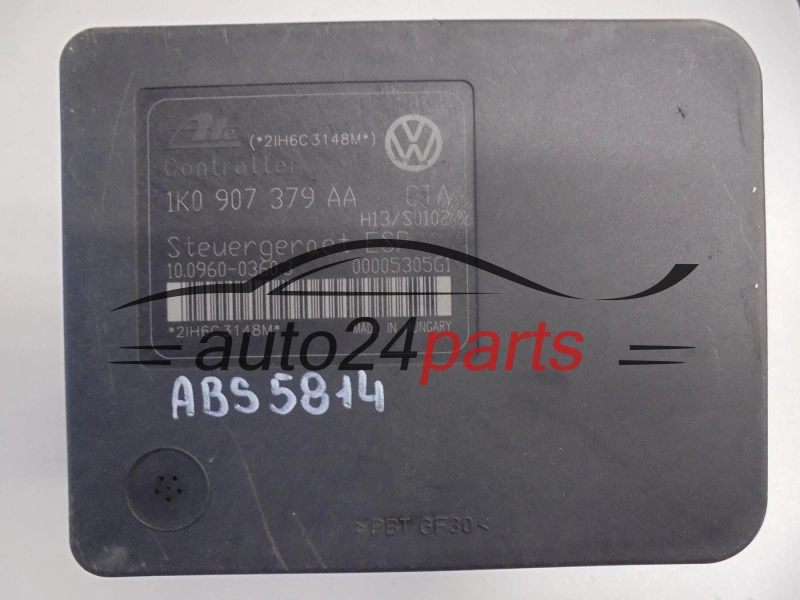 Αντλία αβς VOLKSWAGEN GOLF AUDI SKODA OCTAVIA SEAT LEON ATE 1K0 614 517 T, 1K0614517T, 10.0206-0220.4, 10020602204, 1K0 907 379 AA, 1K0907379AA, 10.0960-0360.3, 10096003603, 00005305G1