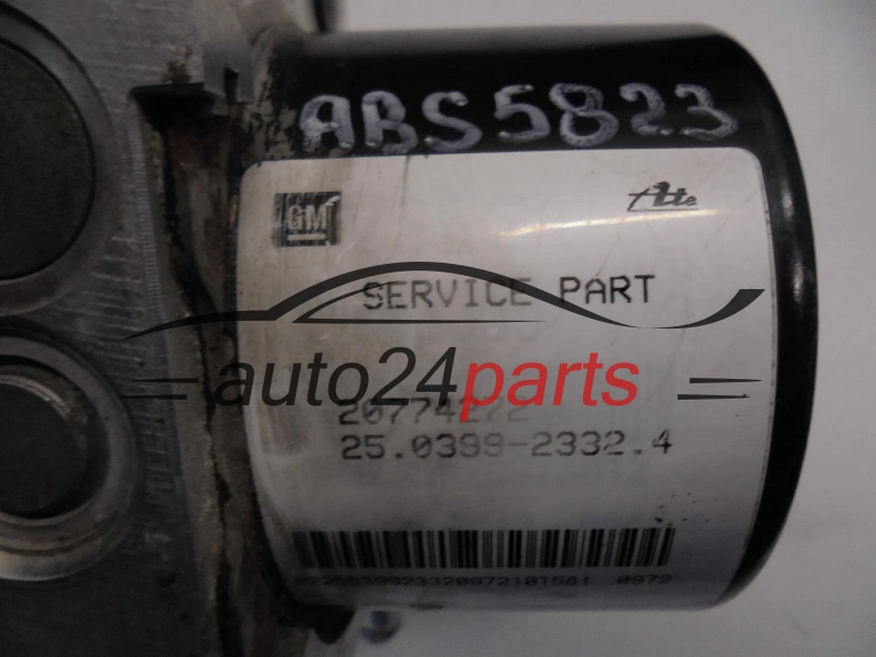 OPEL CHEVROLET 20774272 25.0399-2332.4 25039923324 28.5260-7200.3 28526072003
