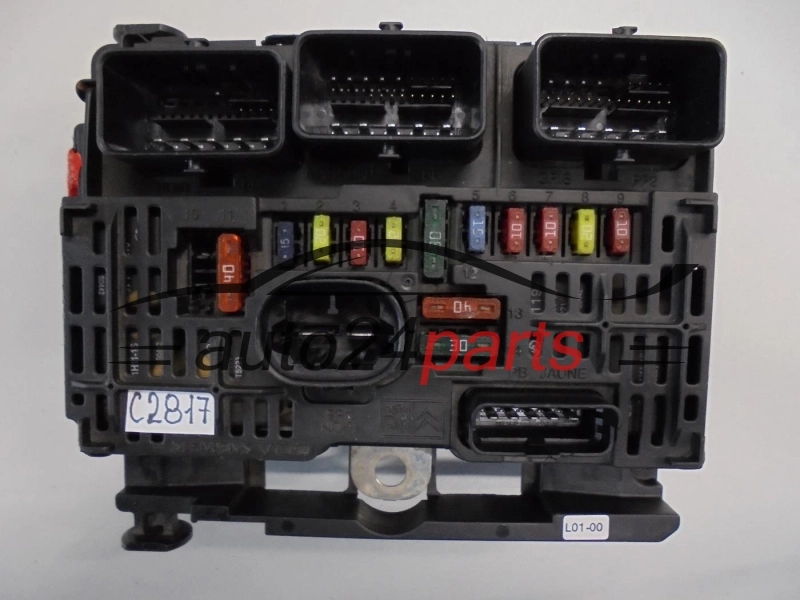 CENTRALKA MODUL STEROWNIK KOMFORTU PEUGEOT 307 SIEMENS S118983001J, 9656086080 BSM-L01-00